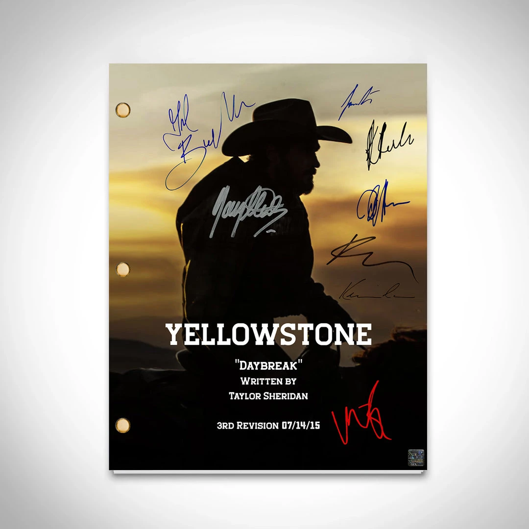 RARE-T Yellowstone Script Limited Signature Edition Studio Licensed Custom Frame Limited Edition Frames 2 RARE-T Yellowstone Script Limited Signature Edition Studio Licensed Custom Frame Limited Edition Frames
