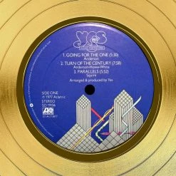 Rare-T YES - Going For The One Limited Signature Edition Studio Licensed Gold LP Custom Frame Limited Edition Frames