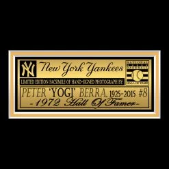RARE-T New York Yankees - Yogi Berra Limited Signature Edition Studio Licensed Photo Custom Frame