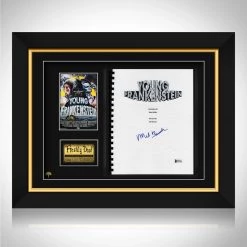 PPC Signed Memorabilia Young Frankenstein - Beckett Certified Hand-Signed Script By Mel Brooks Custom Frame