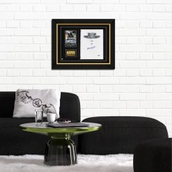 PPC Signed Memorabilia Young Frankenstein - Beckett Certified Hand-Signed Script By Mel Brooks Custom Frame