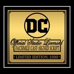 RARE-T Young Justice Script Limited Signature Edition Studio Licensed Custom Frame Limited Edition Frames