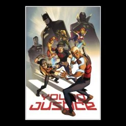 RARE-T Young Justice Script Limited Signature Edition Studio Licensed Custom Frame Limited Edition Frames