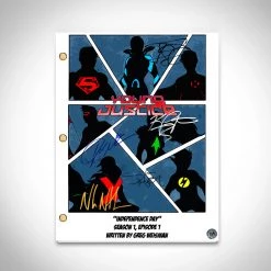 RARE-T Young Justice Script Limited Signature Edition Studio Licensed Custom Frame Limited Edition Frames