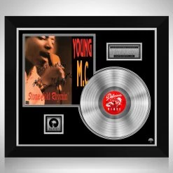 RARE-T Young M.C. - Cold Stone Rhymin' Platinum LP Limited Signature Edition Studio Licensed Custom Frame Limited Edition Frames