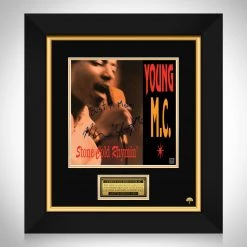RARE-T Young M.C. - Cold Stone Rhymin' LP Cover Limited Signature Edition Studio Licensed Custom Frame Limited Edition Frames