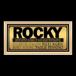 RARE-T Rocky & Paulie Photo Limited Signature Edition Studio Licensed Custom Frame