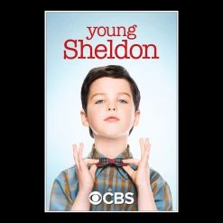 RARE-T Limited Edition Frames Young Sheldon Script Limited Signature Edition Studio Licensed Custom Frame