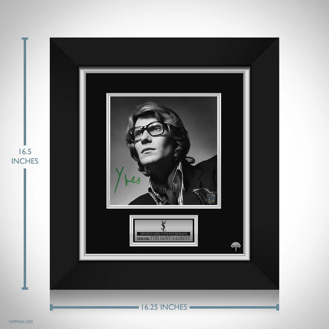 RARE-T Yves Saint-Laurent Photo Limited Signature Edition Studio Licensed Custom Frame 3 RARE-T Yves Saint-Laurent Photo Limited Signature Edition Studio Licensed Custom Frame