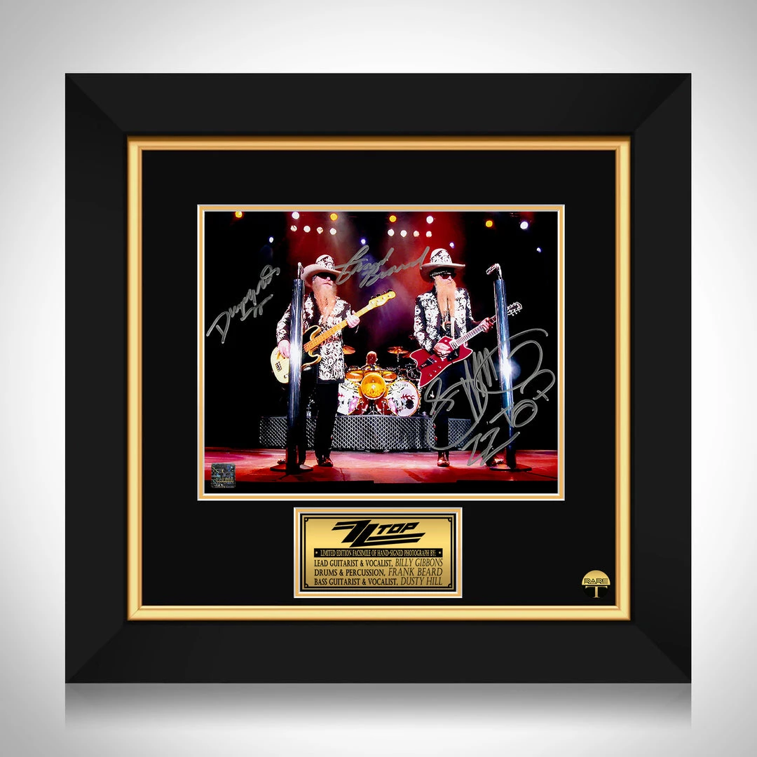 RARE-T ZZ Top Band Photo Limited Signature Edition Studio Licensed Photo Custom Frame Limited Edition Frames 1 RARE-T ZZ Top Band Photo Limited Signature Edition Studio Licensed Photo Custom Frame Limited Edition Frames