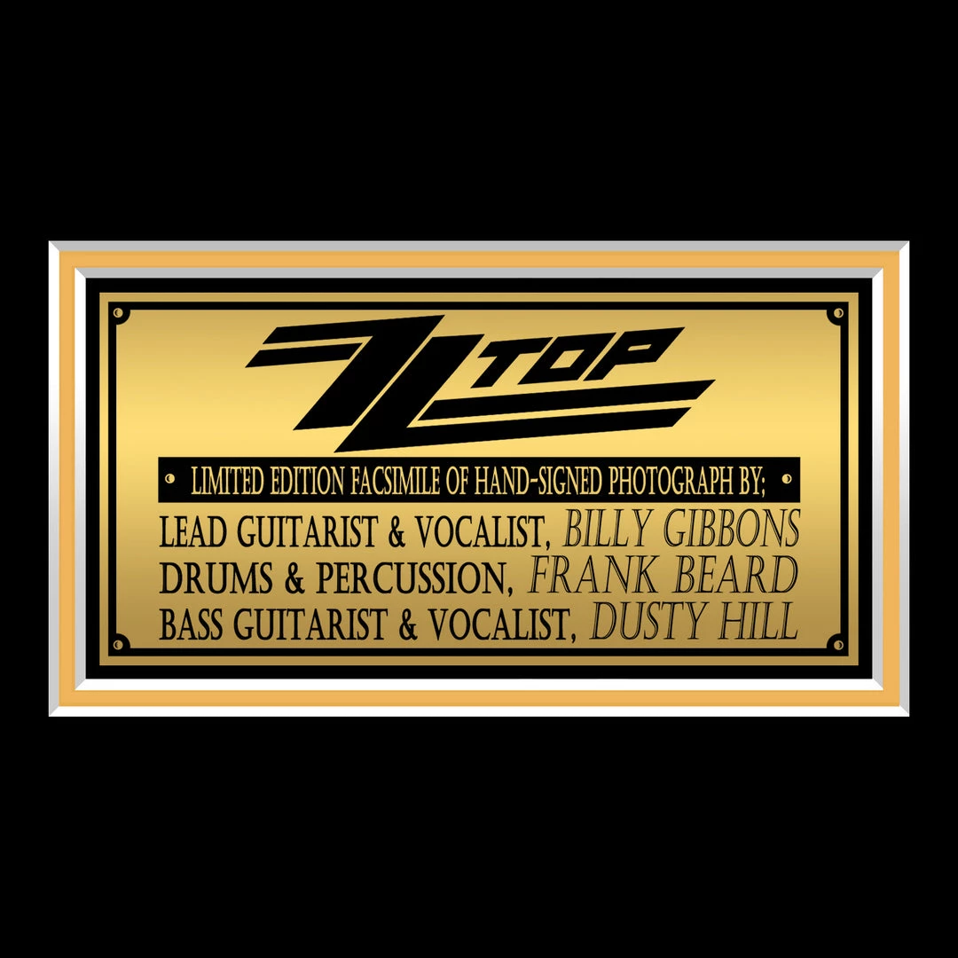 RARE-T ZZ Top Band Photo Limited Signature Edition Studio Licensed Photo Custom Frame Limited Edition Frames 7 RARE-T ZZ Top Band Photo Limited Signature Edition Studio Licensed Photo Custom Frame Limited Edition Frames