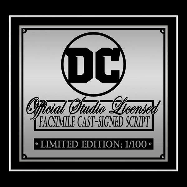 RARE-T Zack Snyder's Justice League Transcript Limited Signature Edition Studio Licensed Custom Frame Limited Edition Frames 11 RARE-T Zack Snyder's Justice League Transcript Limited Signature Edition Studio Licensed Custom Frame Limited Edition Frames