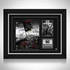 RARE-T Zack Snyder's Justice League Transcript Limited Signature Edition Studio Licensed Custom Frame Limited Edition Frames