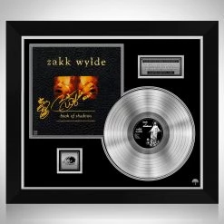 Rare-T Zakk Wylde - Book Of Shadows Platinum LP Limited Signature Edition Studio Licensed Custom Frame Limited Edition Frames