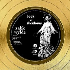 RARE-T Zakk Wylde Book Of Shadows Gold LP Limited Signature Edition Studio Licensed Custom Frame