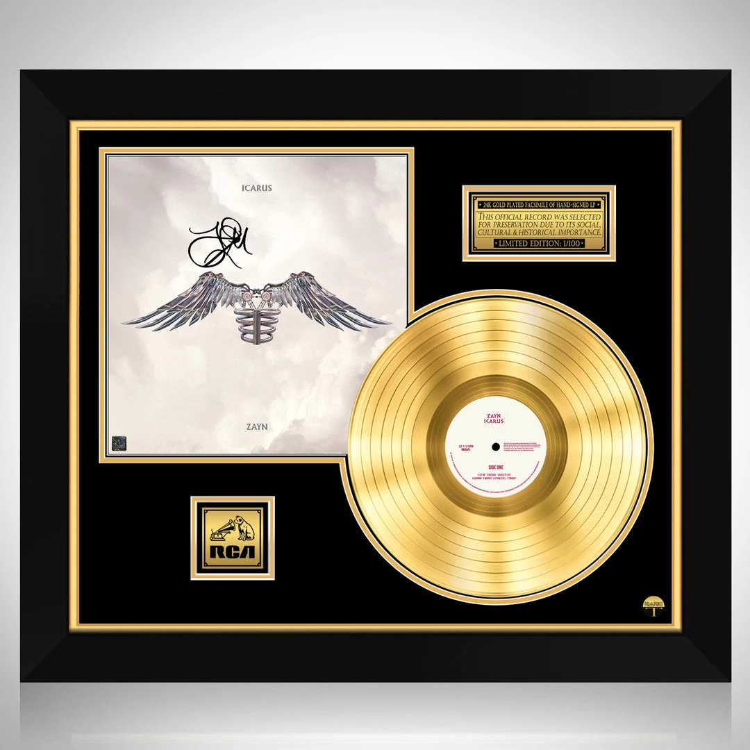 RARE-T Zayn Malik - Icarus Falls Gold LP Limited Signature Edition Studio Licensed Custom Frame Limited Edition Frames 1 RARE-T Zayn Malik - Icarus Falls Gold LP Limited Signature Edition Studio Licensed Custom Frame Limited Edition Frames