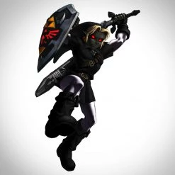 Rajer Imports Swords & Props Legend Of Zelda Ocarina Of Time - Dark Master Sword / Black & Silver Dagger / Letter Opener