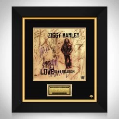 RARE-T Ziggy Marley - Love Is My Religion LP Cover Limited Signature Edition Studio Licensed Custom Frame Limited Edition Frames