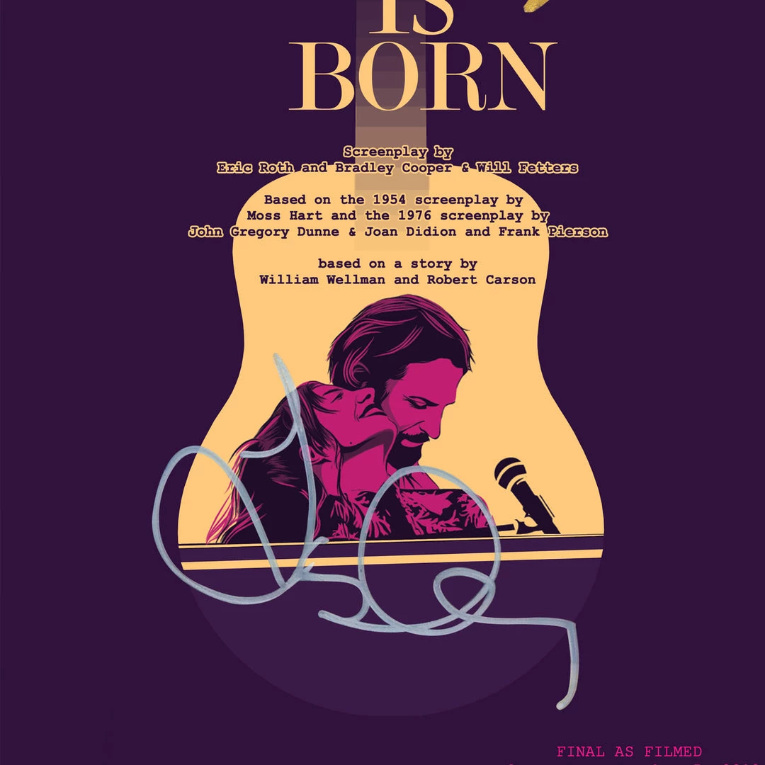 RARE-T Limited Edition Frames A Star Is Born Script Limited Signature Edition Studio Licensed Custom Frame 8 RARE-T Limited Edition Frames A Star Is Born Script Limited Signature Edition Studio Licensed Custom Frame