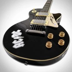 PPC Signed Memorabilia Ac/Dc- Psa/Dna Certified Hand-Signed Electric Guitar By Angus Young Custom Shadow Box Frame