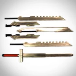 Wicked Swords & Props Final Fantasy - Advent Children Transforming 6 Blades Buster Handmade Sword Prop 13 Wicked Swords & Props Final Fantasy - Advent Children Transforming 6 Blades Buster Handmade Sword Prop