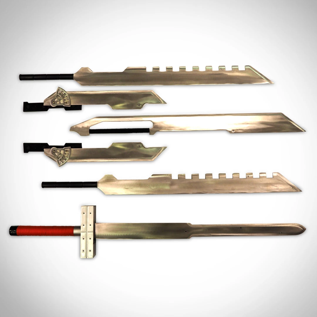 Wicked Swords & Props Final Fantasy - Advent Children Transforming 6 Blades Buster Handmade Sword Prop 5 Wicked Swords & Props Final Fantasy - Advent Children Transforming 6 Blades Buster Handmade Sword Prop