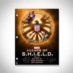 RARE-T Agents Of S.H.I.E.L.D Script Limited Signature Edition Studio Licensed Custom Frame