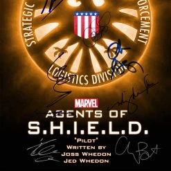 RARE-T Agents Of S.H.I.E.L.D Script Limited Signature Edition Studio Licensed Custom Frame