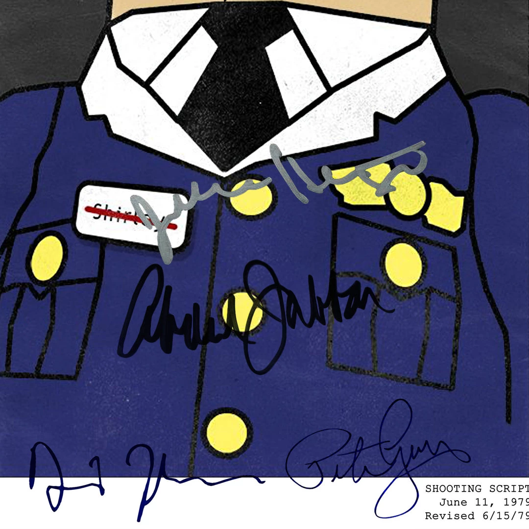 RARE-T Ready To Ship! - Airplane! Script Limited Signature Edition Studio Licensed Custom Frame 5 RARE-T Ready To Ship! - Airplane! Script Limited Signature Edition Studio Licensed Custom Frame