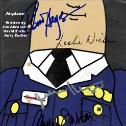 RARE-T Ready To Ship! - Airplane! Script Limited Signature Edition Studio Licensed Custom Frame 14 RARE-T Ready To Ship! - Airplane! Script Limited Signature Edition Studio Licensed Custom Frame