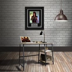 RARE-T Alice Cooper Hold An Axe Limited Signature Edition Studio Licensed Photo Custom Frame
