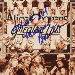 Rare-T Alice Cooper Greatest Hits Limited Signature Edition Studio Licensed Platinum LP Custom Frame