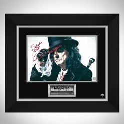 RARE-T Alice Cooper Top Hat School's Out Limited Signature Edition Studio Licensed Photo Custom Frame Limited Edition Frames