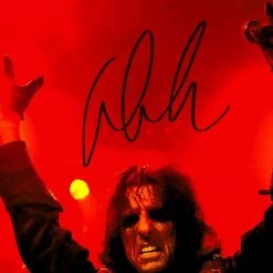 RARE-T Alice Cooper Limited Signature Edition Studio Licensed Mini Poster Custom Frame