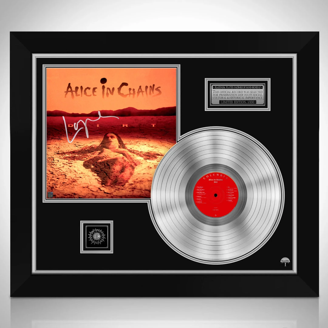 RARE-T Alice In Chains Dirt Platinum LP Limited Signature Edition Studio Licensed Custom Frame Limited Edition Frames 1 RARE-T Alice In Chains Dirt Platinum LP Limited Signature Edition Studio Licensed Custom Frame Limited Edition Frames