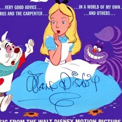 RARE-T Alice In Wonderland Movie Soundtrack Limited Signature Edition Studio Licensed Gold LP Custom Frame Limited Edition Frames