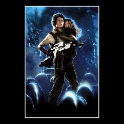 RARE-T Aliens Movie Script Limited Signature Edition Studio Licensed Custom Frame