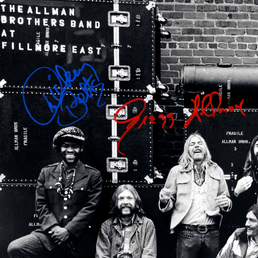 RARE-T Limited Edition Frames The Allman Brothers Band - At Fillmore East Platinum LP Limited Signature Edition Studio Licensed Custom Frame 6 RARE-T Limited Edition Frames The Allman Brothers Band - At Fillmore East Platinum LP Limited Signature Edition Studio Licensed Custom Frame