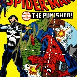 RARE-T The Amazing Spider-Man #129 - Stan Lee Limited Signature Edition Licensed Comic Book Cover Art Custom Frame Limited Edition Frames