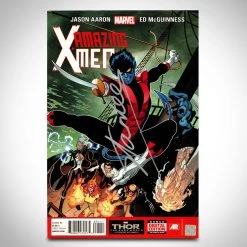 APW X-MEN Amazing X-MEN 1st Issue Hand-Signed Comic Book By Stan Lee Custom Frame Signed Memorabilia