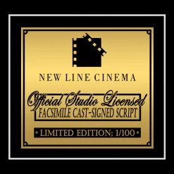 RARE-T Lord Of The Rings Return Of The King Script Signature Edition Studio Licensed Custom Frame