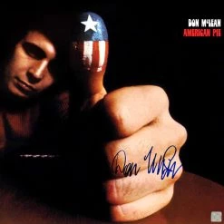 RARE-T Limited Edition Frames Don McLean American Pie Gold LP Limited Signature Edition Studio Licensed Custom Frame