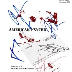RARE-T American Psycho Script Limited Signature Edition Studio Licensed Custom Frame