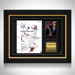 RARE-T American Psycho Script Limited Signature Edition Studio Licensed Custom Frame