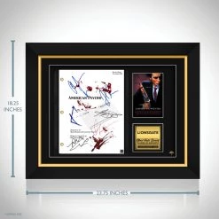 RARE-T American Psycho Script Limited Signature Edition Studio Licensed Custom Frame