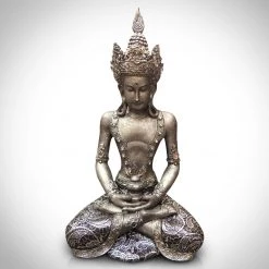 Decor L'Autre Sens Amitabha Meditating Buddha Fine Art Statue Collectible Statues