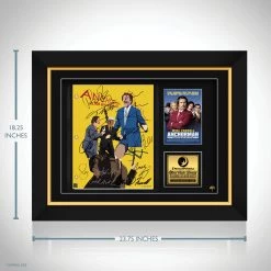 RARE-T Limited Edition Frames Anchorman: The Legend Of Ron Burgundy Script Limited Signature Edition Studio Licensed Custom Frame
