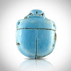 Best Of Egypt Ancient Artifacts Winged Scarab - Ancient Egyptian Blue Faience Winged Scarab 360-300 BC Custom Museum Display
