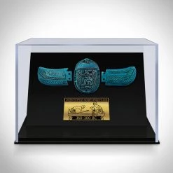 Best Of Egypt Ancient Artifacts Winged Blue Scarab Engraved Painted Winged Blue Scarab Custom Museum Display