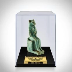 Best Of Egypt Ushabti Tomb Statue - Faience Maahes Throne Ushabti Tomb Statue Custom Museum Display